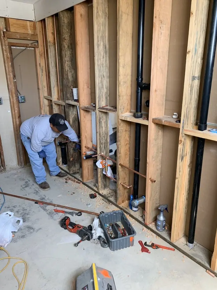 Commercial rough-in plumbing for Water Heater Replacement in Lake Thomas